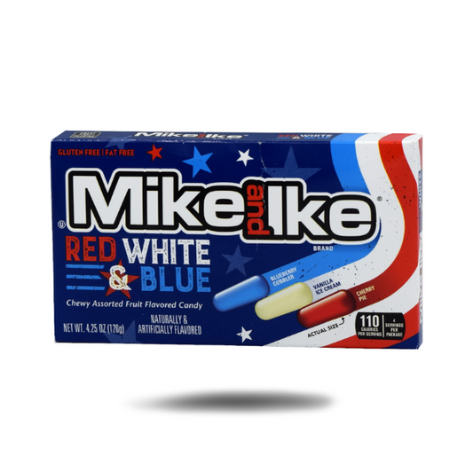 Mike and Ike Red White & Blue 120g- 12 Stück- Einzelpreis 1,69 Netto