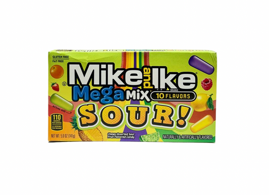 Mike and Ike Mega Mix Sour 141g - 12 Stück - Einzelpreis 1,69 Netto