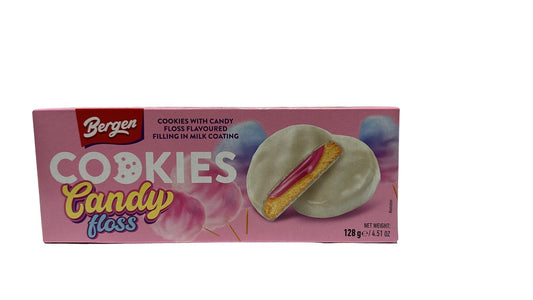 Bergen Cookies Candy Floss 128g - 18 Stück - Einzelpreis 1,29 Netto