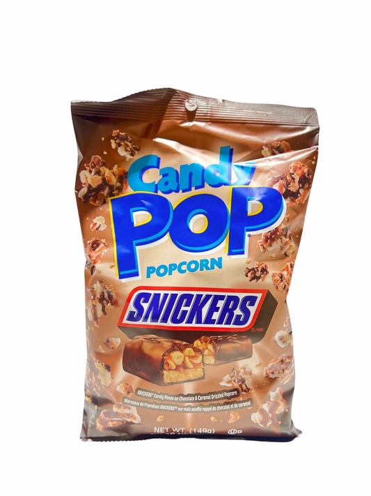 Candy Pop Snickers Popcorn 149g - 12 Stück - Einzelpreis 4,99 Netto