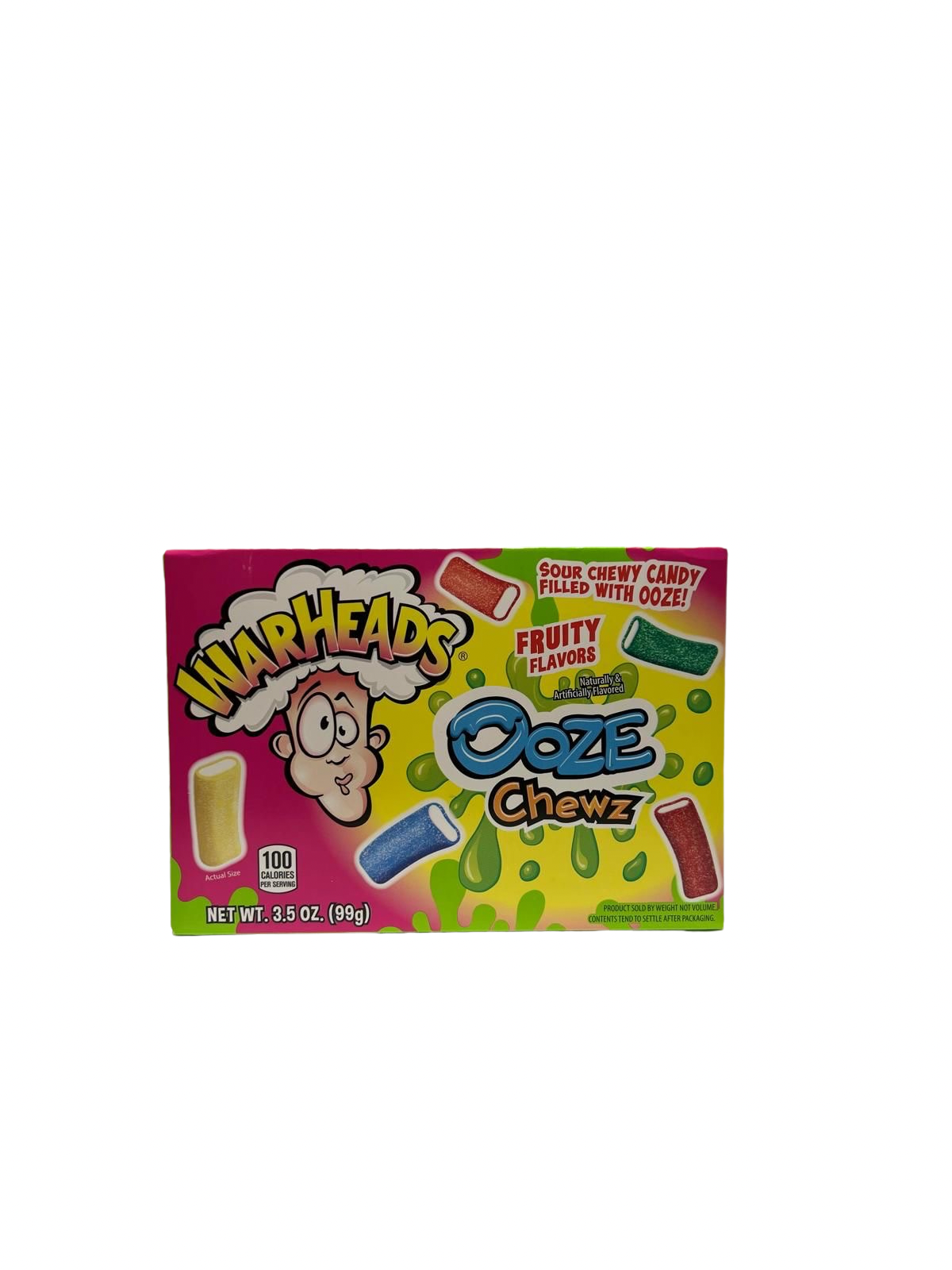 Warheads Ooze Chewz 99g - 12 Stück - Einzelpreis 1,75 Netto