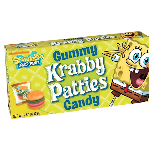 Gummy Krabby Patties Theatre Box 72g- 12 Stück- Einzelpreis 1,99 Netto