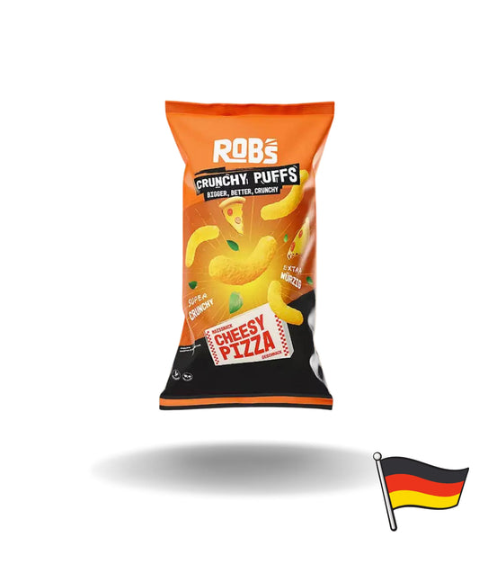 Robs Crunchy Puffs Cheesy Pizza 130g- 10 Stück- Einzelpreis 2,39 Netto