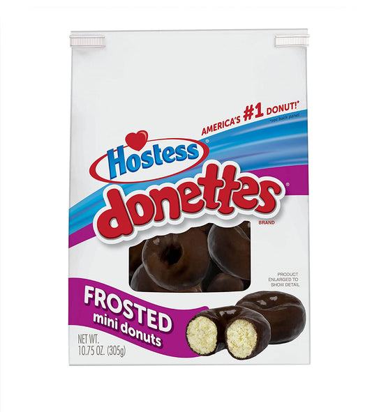 Hostess Donettes Mini Donuts Frosted Choco 305g- 6 Stück- Einzelpreis 5,90 Netto