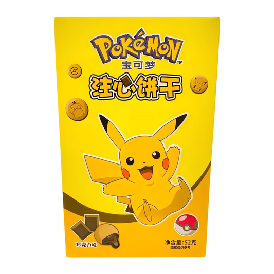 Pokemon Filled Cookies Chocolate Asia 52g- 12 Stück- Einzelpreis 1,79 Netto