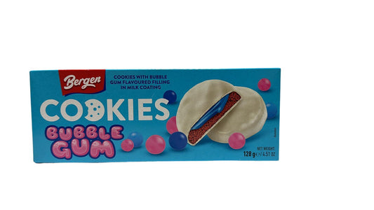 Bergen Cookies Bubble Gum  128g - 18 Stück - Einzelpreis 1,29 Netto