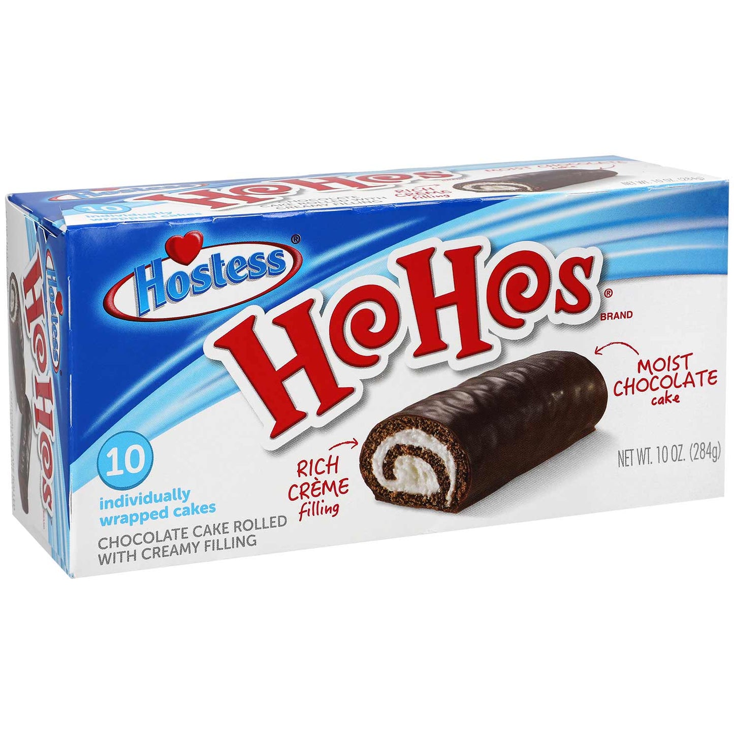 Hostess Ho Hos Cake Rolled 284g - 6x 10 Stück - Einzelpreis 5,90 Netto