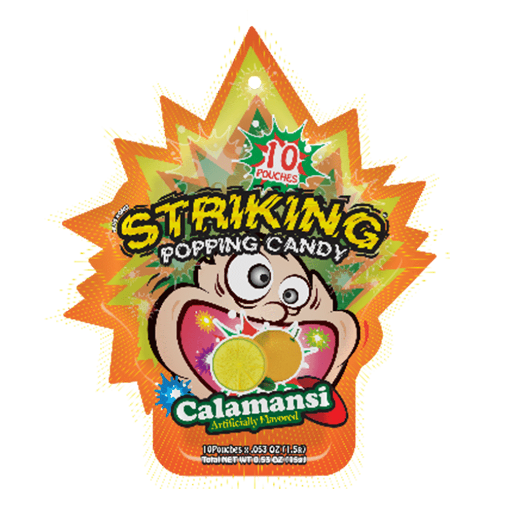 Striking Popping Candy Calamansi 15g -12 Stück - Einzelpreis 1,29 Netto