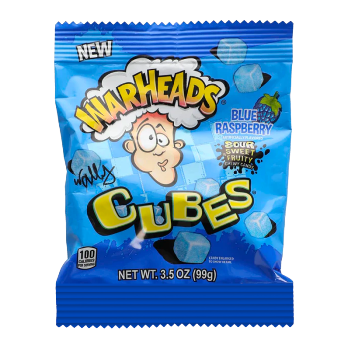 Warheads Blue Raspberry 99g - 12 Stück - Einzelpreis 1,75 Netto