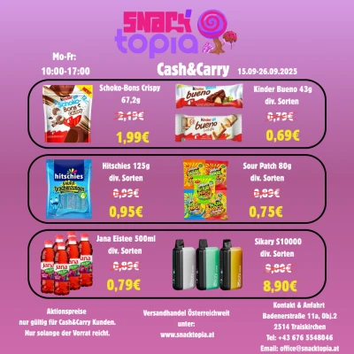 Cash&Carry Aktionswochen KW 39&40